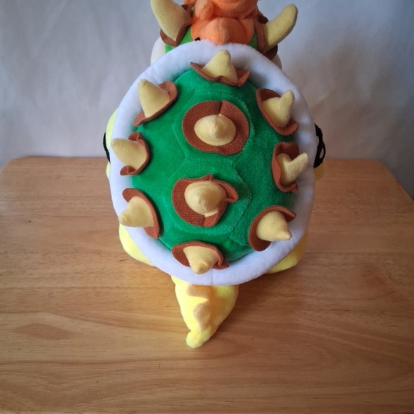 Yellow and Green Plush Bowser - Picture 5 of 7